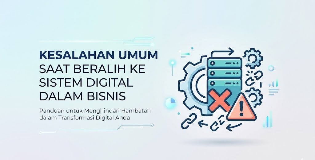 Kesalahan Umum Saat Beralih ke Sistem Digital dalam Bisnis